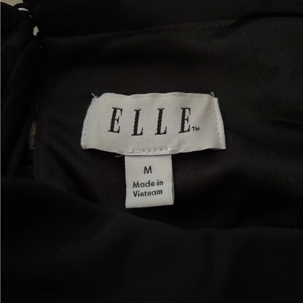 Black Elle Sequin Mini Dress with Peter Pan Collar - Picture 7 of 7